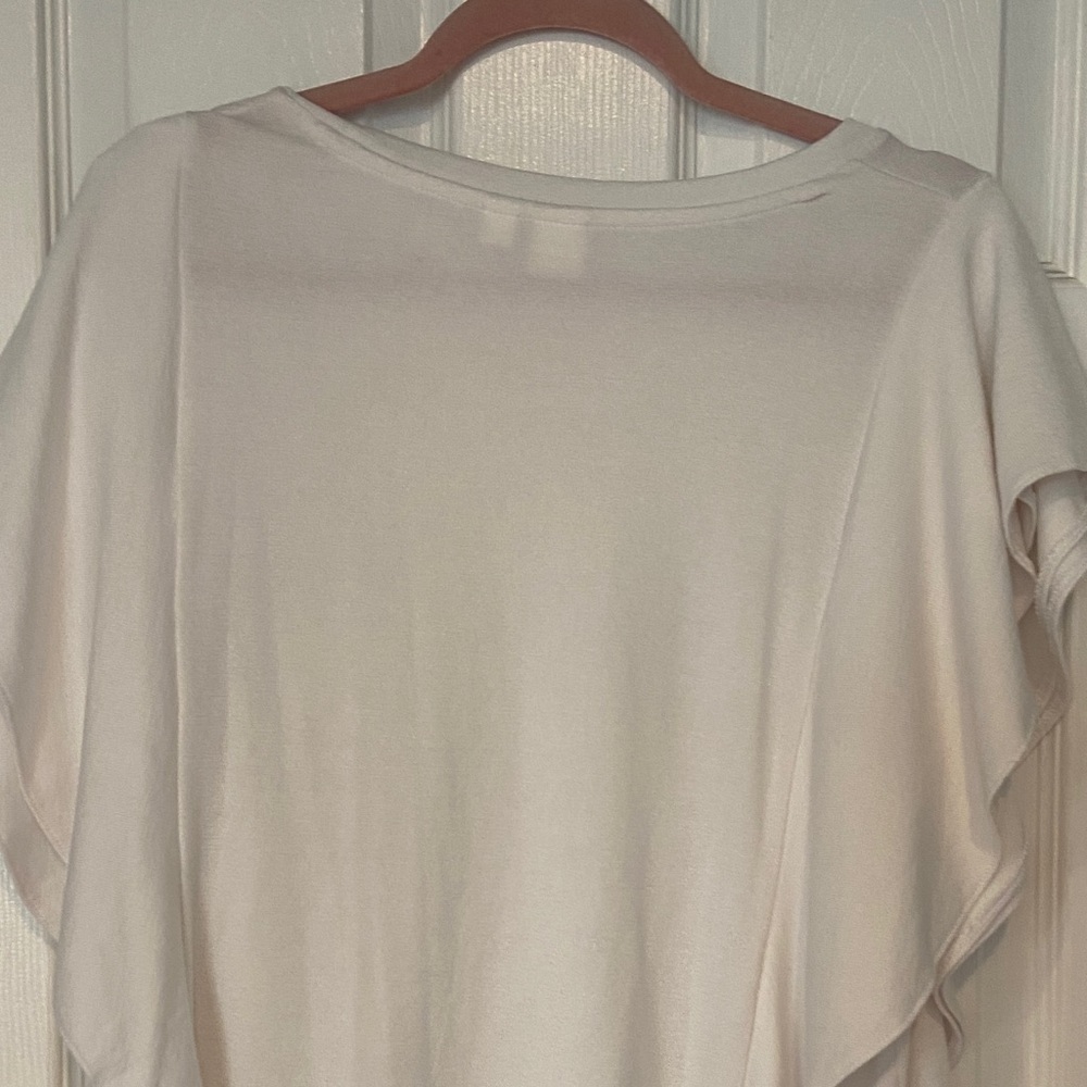 Gap White Ruffle Sleeve Top - Picture 6 of 6